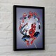 image 2 of Spider-Man (Circle) Framed 30x40cm Print