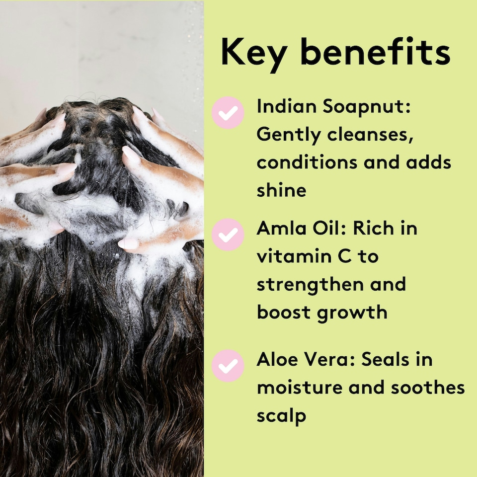 image 1 of Delhicious Rich Roots Strengthen & Moisturise Shampoo- Superfood Amla & Rosemary Oil