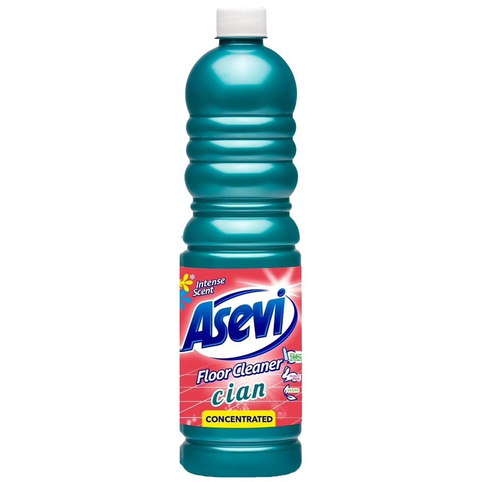 image 1 of Asevi Concentrated Hard Floor Cleaner Liquid Dirt Remover Cian 1L