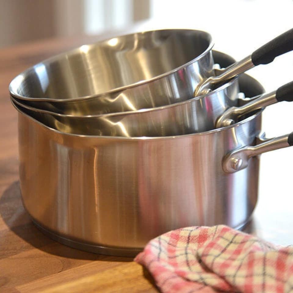 image 1 of Stoven Soft Touch Induction 18cm Saucepan With Lid