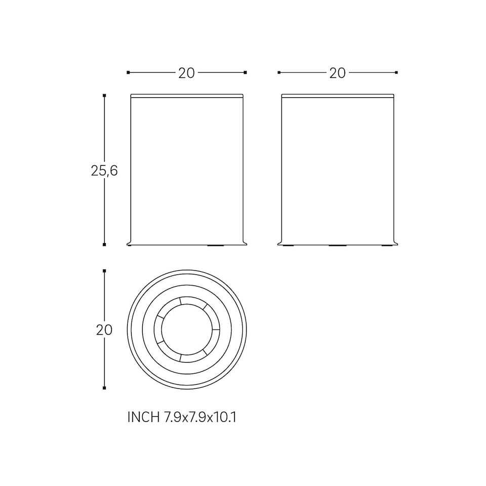 image 1 of COSMIC Bin, Terracotta, GEYSER Collection