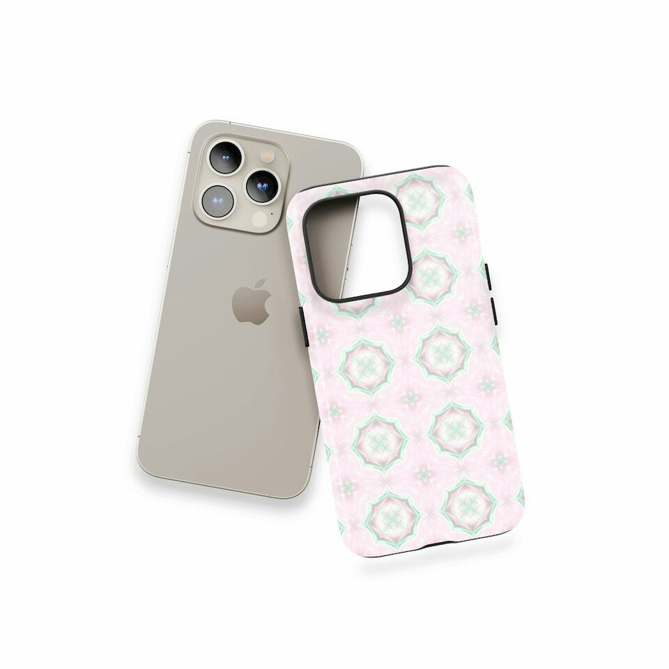 image 1 of Candy Tile Phone Case | Pink | Galaxy S22 Ultra
Tough | Galaxy S22 Ultra
Tough