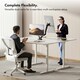 image 7 of VonHaus Gas Powered Dual Monitor Stand for 10-32" Screens
