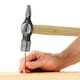 image 4 of Dekton Cross Pein Hammer 20mm With Wooden Handle Lightweight Steel Head