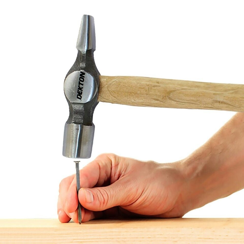 image 1 of Dekton Cross Pein Hammer 20mm With Wooden Handle Lightweight Steel Head