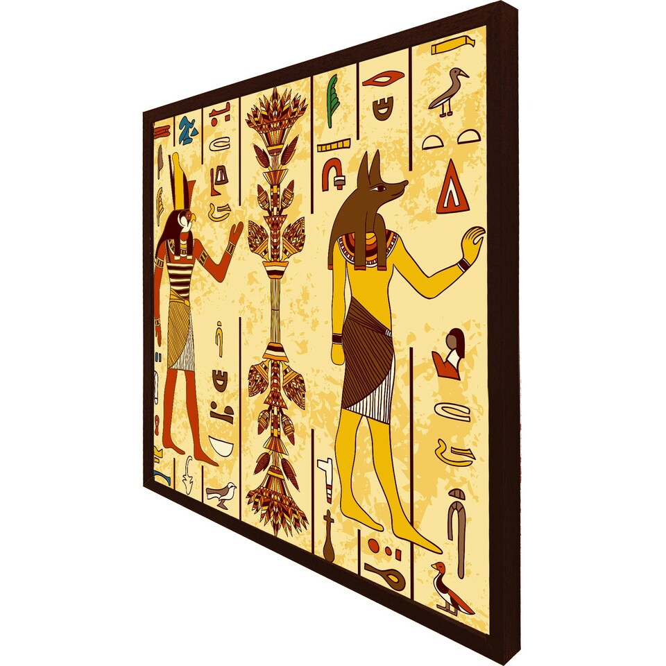 image 1 of Egyptian drawings (Picture Frame) White | S