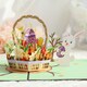 image 3 of Bunny’s Basket of Cheer 3D Pop Up Easter Card