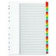 image 1 of Q-Connect 1-31 Index Multi-punched Reinforced Board Multi-Colour Numbered Tabs A4 White
