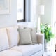 image 2 of Hartley Cushion Cover 43cm x 43cm Grey | Grey | Grey