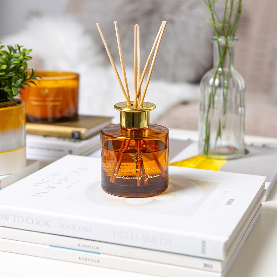 image 1 of Nicola Spring Reed Diffuser - 200ml - Sandalwood & Jasmine