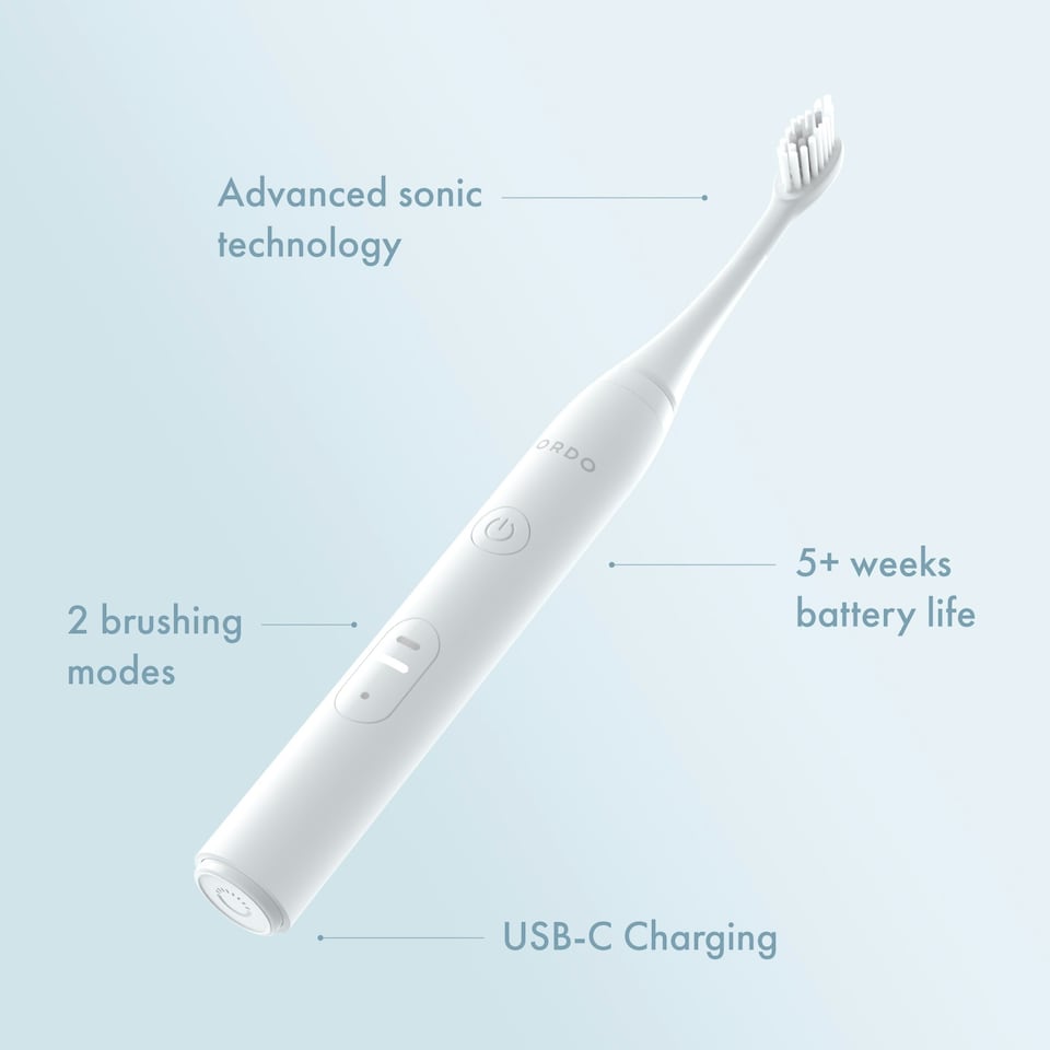 image 1 of Ordo Sonic Lite Electric Toothbrush - Snow