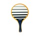 image 3 of Franklin Paddle Ball - White/Navy/Yellow - One Size