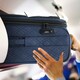 image 5 of Flight Knight Lightweight 4 Wheel 800D Soft Case Quilted Suitcases Anti Crack Cabin & Hold Luggage Options - 100+ Airlines Approved - easyJet, BA & Many More! Blue | Navy | Large