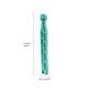 image 9 of JVL Plastic Peg Basket, Grey with 48 Plastic Dolly Pegs, Aqua