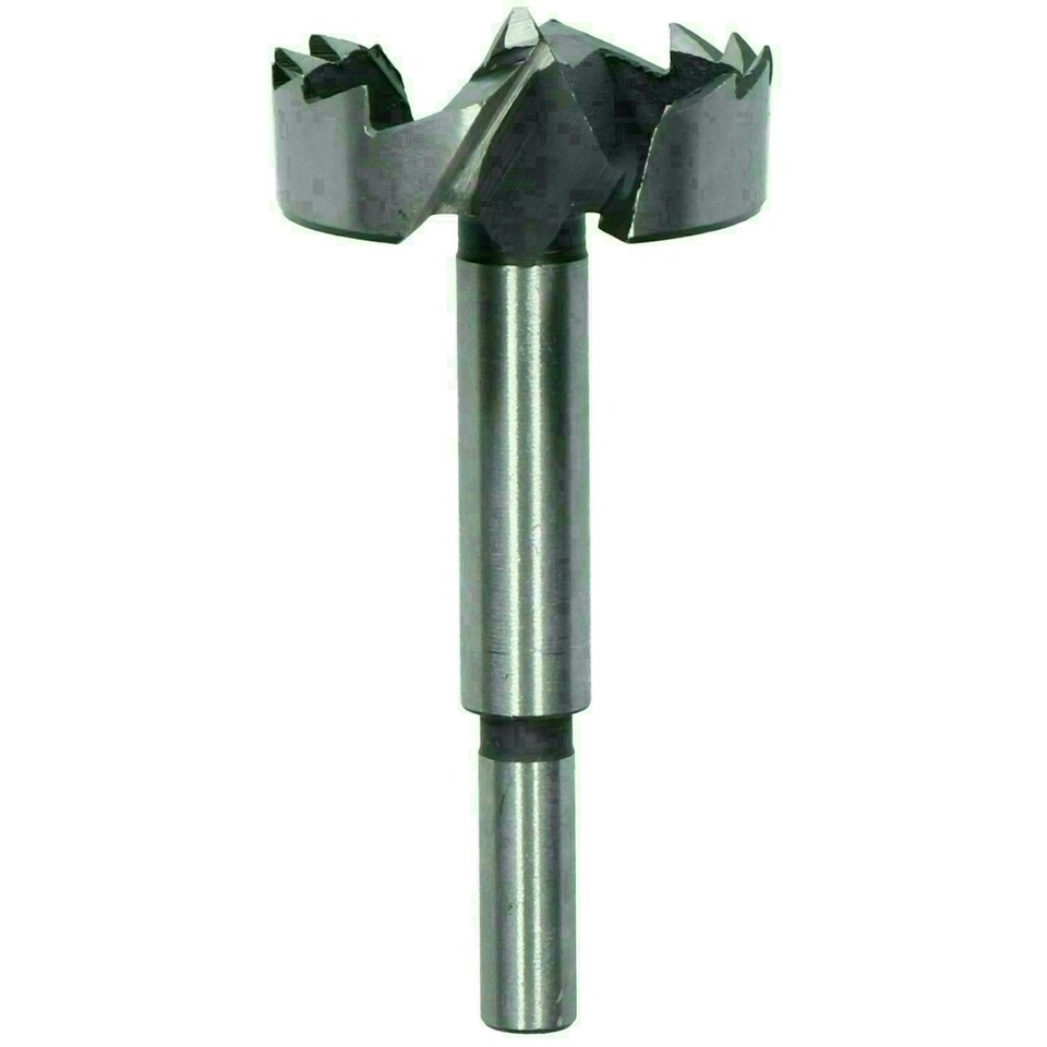 image 1 of 45mm Forstner Bit 3/8" Shank Boring Hole Cutter Flat Wood Drill Bit Woodworking