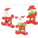 image 5 of 3 Handmade Novelty Christmas Decorations
