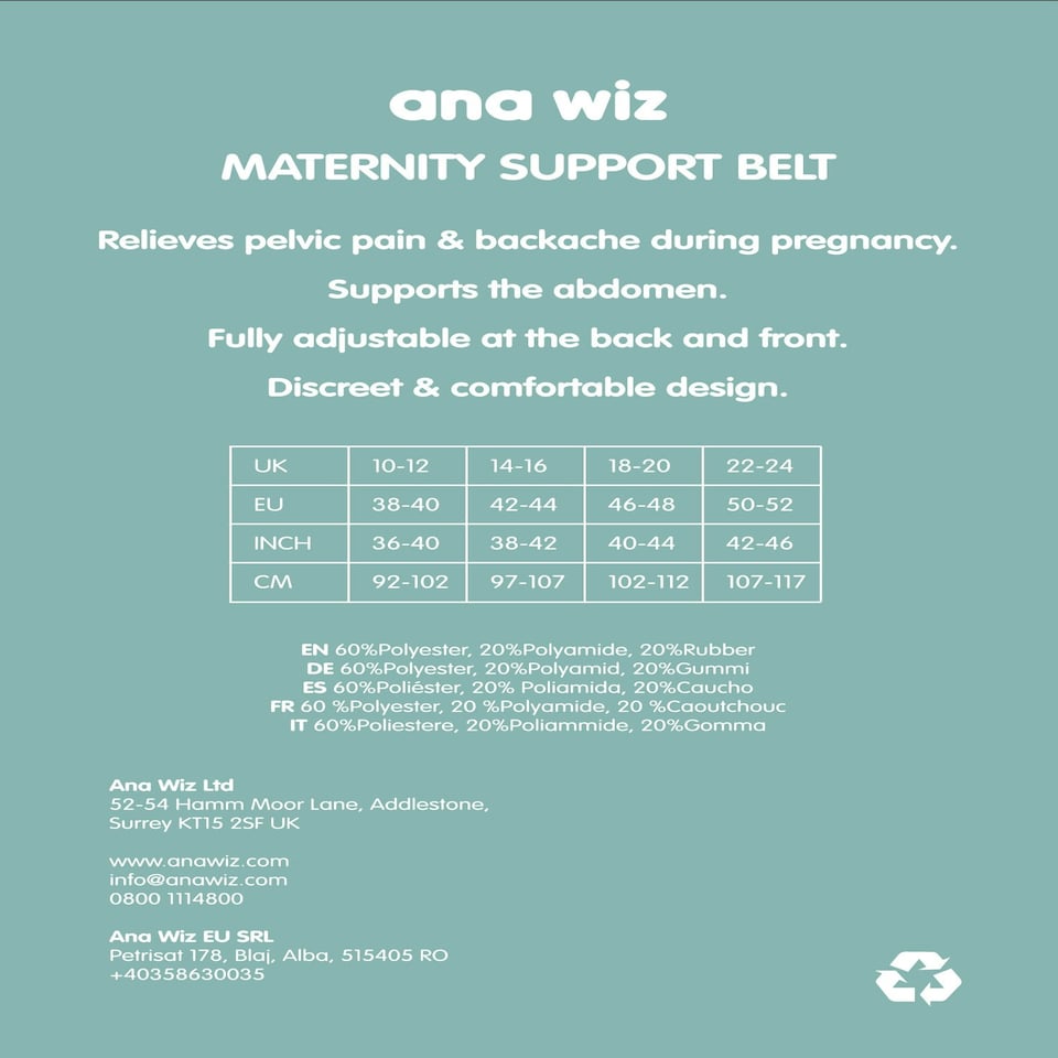 image 1 of Maternity Support Belt - UK 10-12
