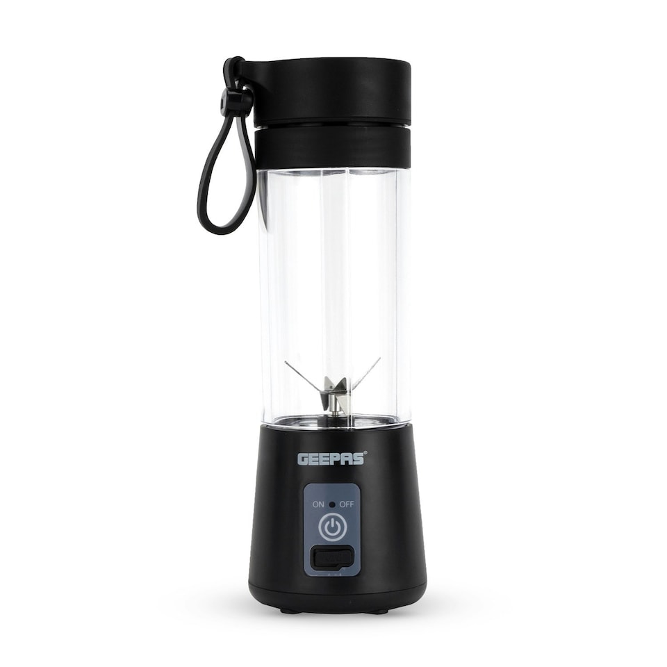 image 1 of GEEPAS Portable Blender, Smoothie Maker - 330ML, Black Black