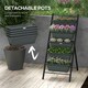 image 5 of Outsunny Indoor Outdoor Vertical Raised Garden Bed with 5 Removable Tray