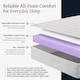 image 6 of Visco Therapy 20cm Deep Balance Support Foam Mattress for Everyday Comfort and Stability | White | White | European Double | 1