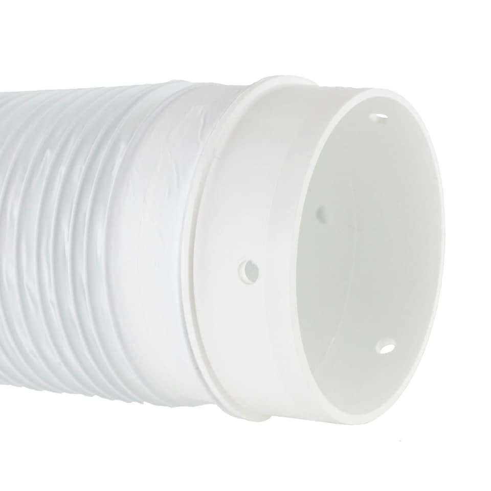image 1 of SPARES2GO Universal Tumble Dryer Vent Dual Hose Connector / Adapter Ring