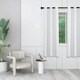 image 6 of Grey Eyelet Curtains - Thermal Blackout Curtains  - 66 x 72 Inch Drop - 2 Panel | Grey | One Size