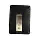 image 1 of Tottenham Hotspur FC Leather Money Clip Wallet - Black - One Size