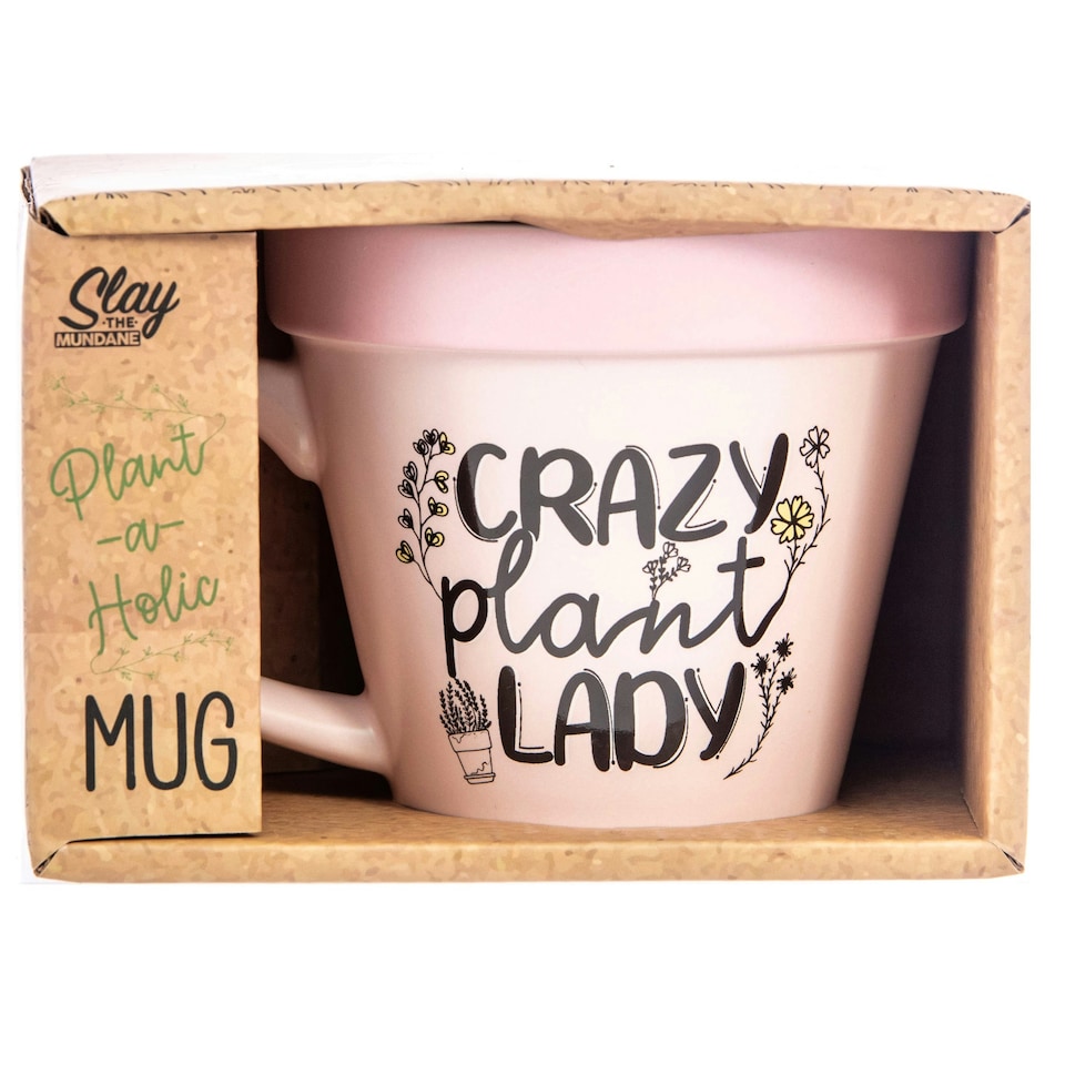 image 1 of Plant-a-holic Mugs - Crazy Plant Lady