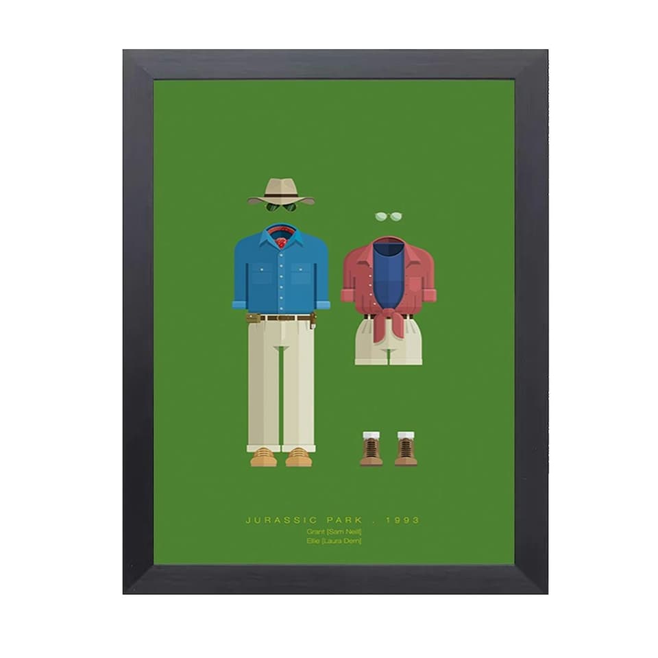 Fred Birchal Framed Prints - Jurassic Park  JURASSP BF1512 N/A | One Size