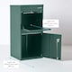 image 10 of SMART PARCEL BOX® Extra Large Front & Rear Access Green Green