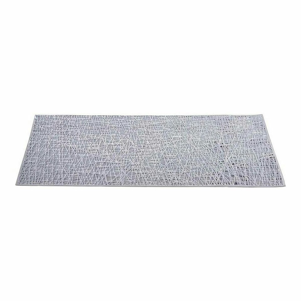 image 1 of Table Mat Kinvara AR2103275 Silver Plastic 45 x 0,01 x 30 cm (12 Units) N/A