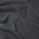 image 3 of Homescapes Cotton Rajput Ribbed Black Throw - 255 x 360 cm | Black