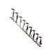 image 1 of Urban Journey Metal Wall Art | Figures Climbing Stairs with Umbrellas | Modern Silhouette Decor for Indoor & Outdoor Use Right to Left Orientation