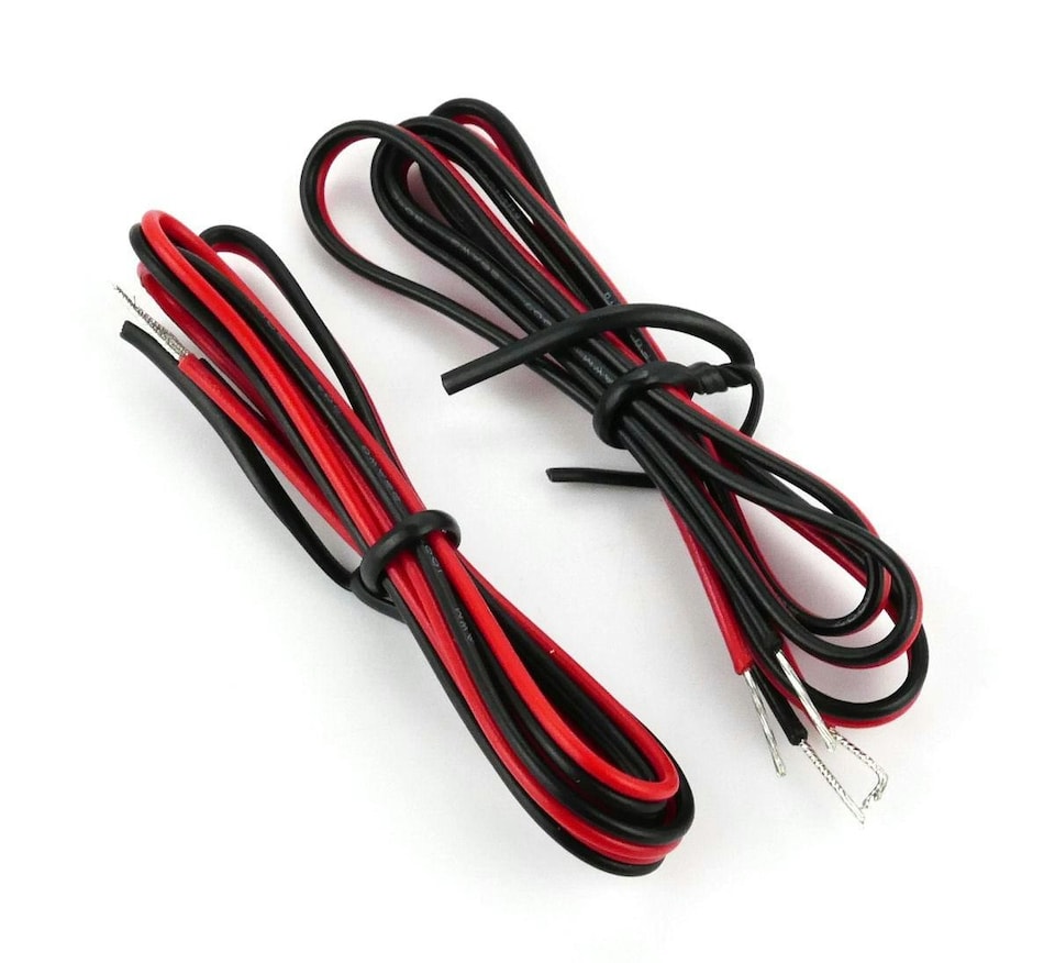 image 1 of Gaugemaster Electric Red/Black Twinned Wire 50cm (2)