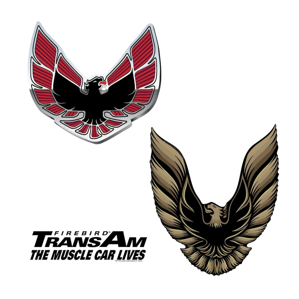 image 1 of Pontiac Firebird Deluxe Stickers (Pack of 50) - Multicoloured - One Size