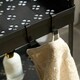 image 3 of OHS 3 Layer Home Shelving Storage Organiser Trolley Cart - Black Black