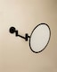 image 2 of Cosmic Wall Magnifying Mirror w/ Screws & Durable for Bathroom,Matt Finish Black | Multi