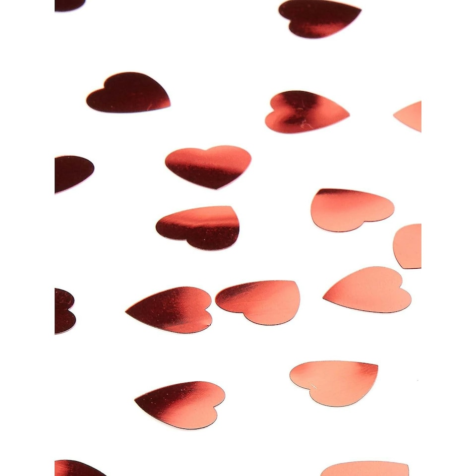 image 1 of Amscan Jumbo Hearts Confetti - Red - One Size