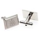 image 1 of Newcastle United FC Stainless Steel Cufflinks - Silver - One Size