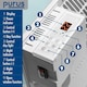 image 7 of Purus 1200W Electric Panel Heater Wall Mounted White Radiator