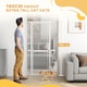 image 3 of PawHut 180cm Extra Tall Pet Gate Cat Gate with Narrow Gap, 77-104cm Wide