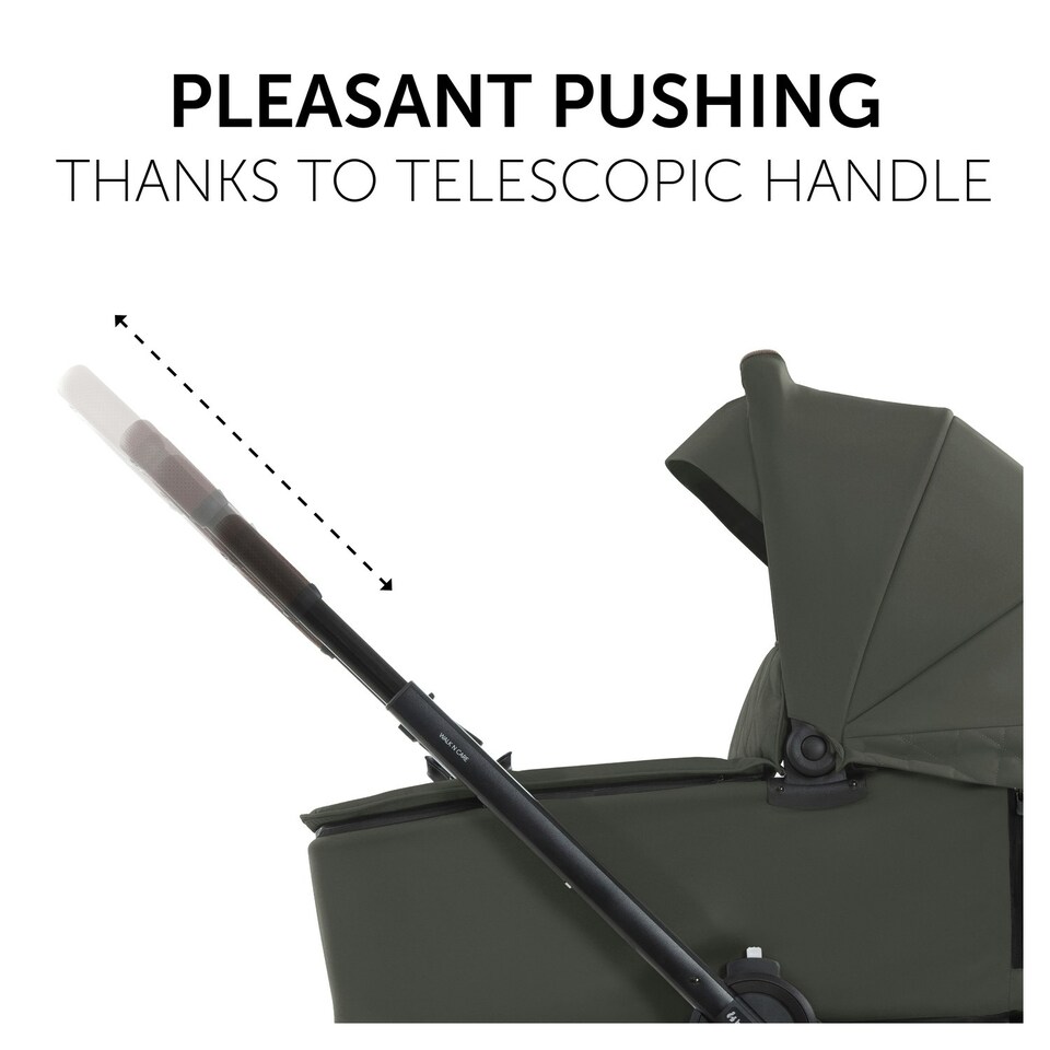 image 1 of hauck Walk N Care Pushchair Set - Dark Olive Green