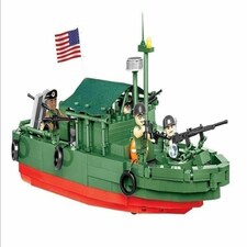 Patrol River Boat MK II brick model - COBI 2238 - 615 bricks