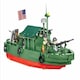 image 1 of Patrol River Boat MK II brick model - COBI 2238 - 615 bricks