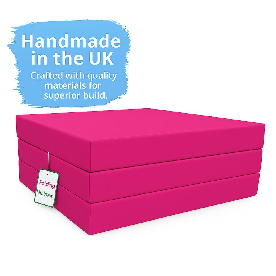 image 1 of House Of Home Adult Fold-Out Z Bed Chair for Kids & Teens Pink