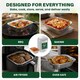 image 5 of ECONX No.2 Aluminium Disposable Foil Food Container With Lids Reusable Takeaway Containers 100PC