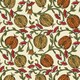 image 1 of Pomegranate Passion Wallpaper in Cream | Cream | Light | 50cm x 10m