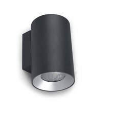 Cosmos LED Outdoor Small Wall Light Urban Grey IP55