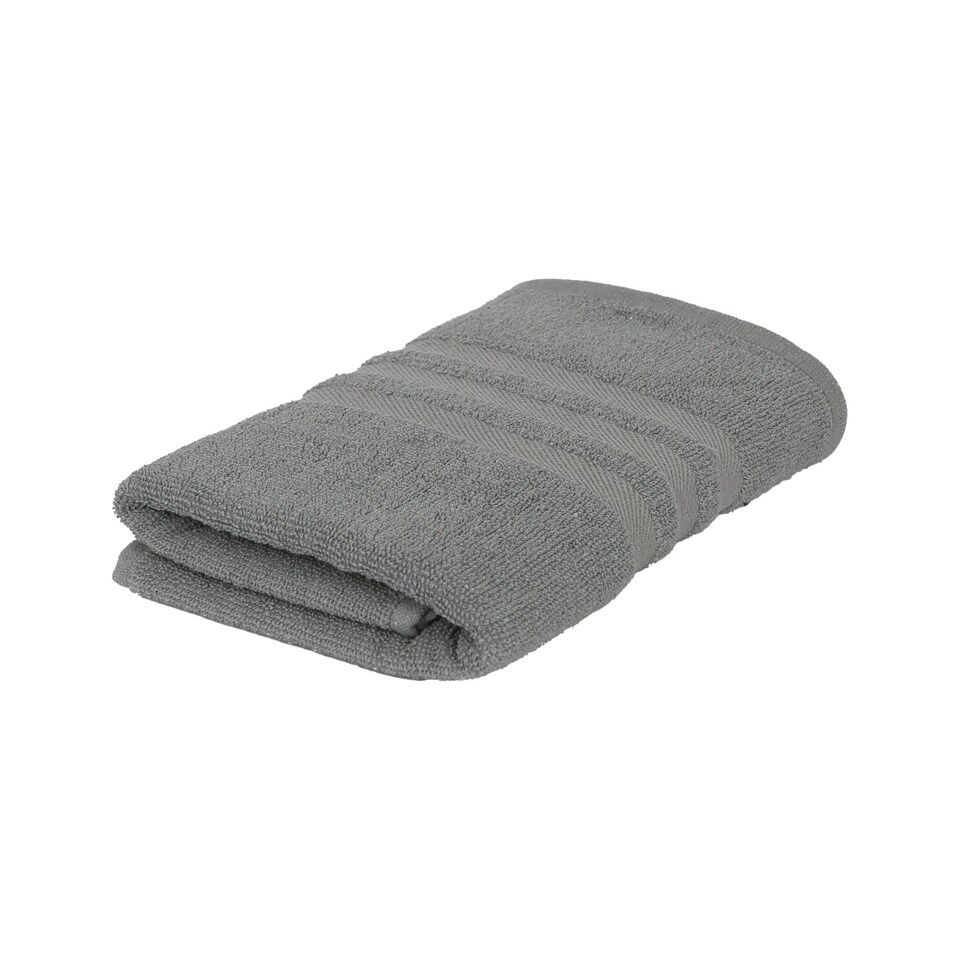 image 1 of Nicola Spring Cotton Hand Towel - 90cm x 50cm - Grey