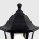 image 3 of ValueLights Traditional 1.2m Black IP44 Outdoor Garden Lamp Post Bollard Light - Includes 6w LED GLS Bulb 3000K Warm White | Black